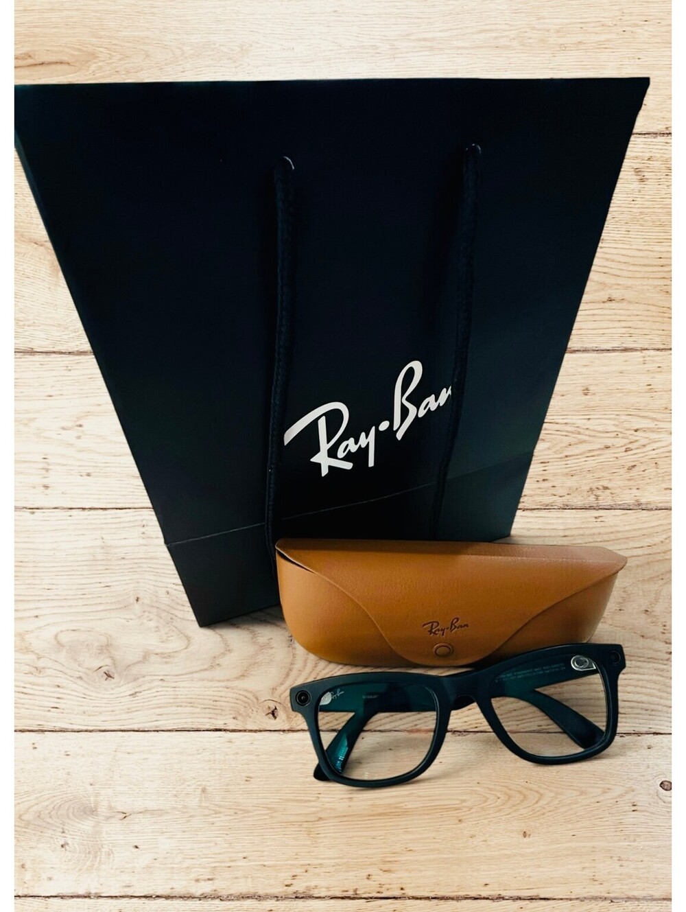 Ray-Ban Meta Wayfarer Gen 2 RW4012 Transitions Smart Glasses Black Like New
